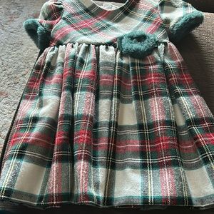 Adorable plaid Christmas dress size 36 months brand Mayoral